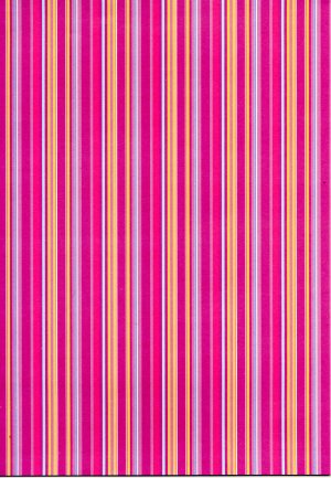 Backing Paper A4 - Bright Pink Stripes (BCPT0005)